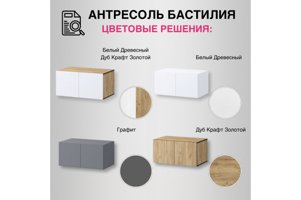 Вашакомната Антресоль Бастилия, 80х52х40 см