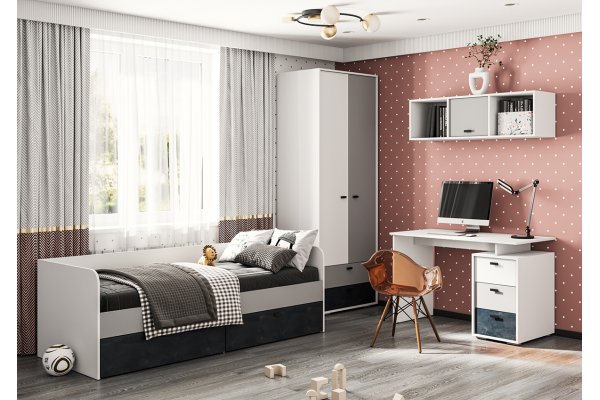 Кровать "Накки" 0,8*2,0 м с основанием ЛДСП (КР2Я-800)